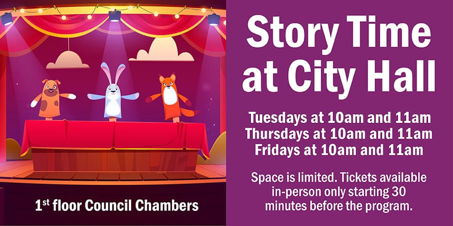 Story Time at City Hall 890x445