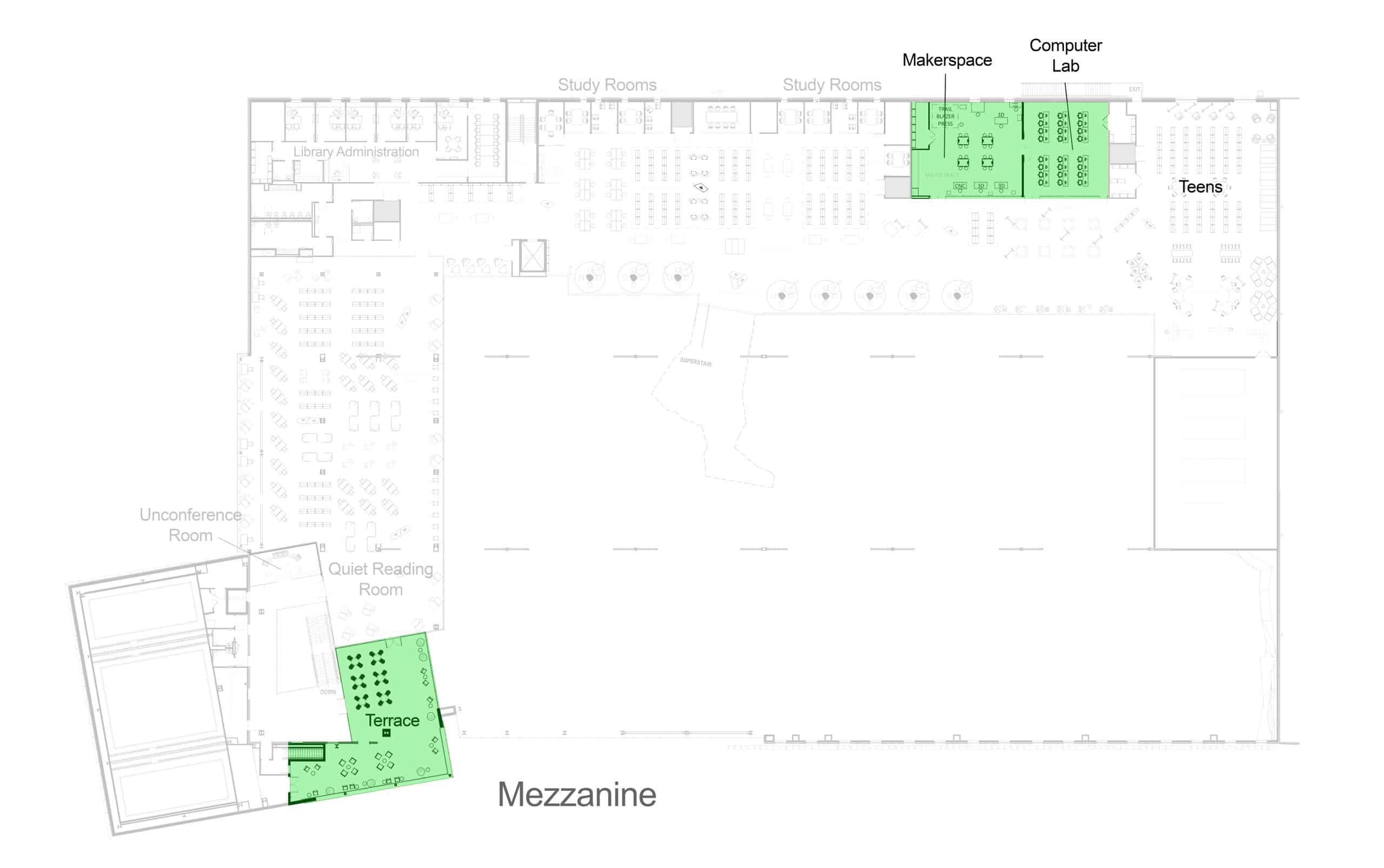 Socializer2 - mezzanine floor plan